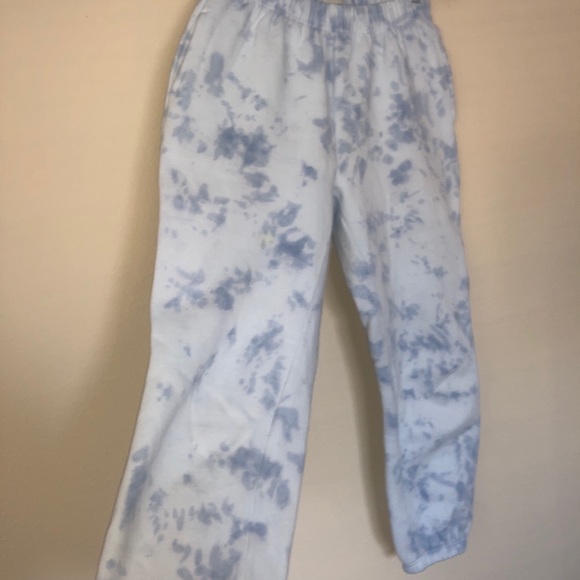 Blue Tie dye jogger sweatpants - Picture 2 of 7
